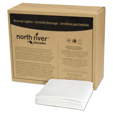 Cascades PRO Select Beverage Napkins, 1 Ply, 8.5 X 8.5, White, 1,000-pack, 4,000 Packs-carton freeshipping - TVN Wholesale